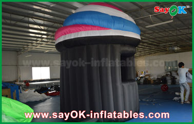 Inflatable Photo Booth Enclosure Disesuaikan Es Krim Berbentuk Mini Inflatable Mobile Photo Booth Dengan Air Blower