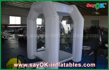 1.5 * 1.5 * 2.5m Putih Kustom Inflatable Produk Disesuaikan Inflatable Box Tent