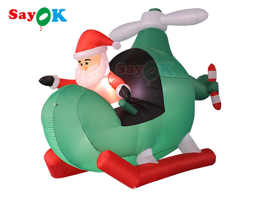 Digital Printing Inflatable Snowman Dekorasi Natal Tahan Aus