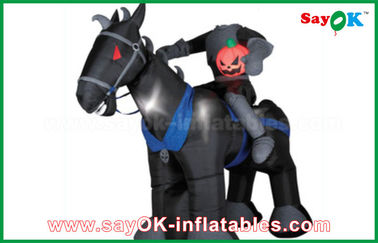Lucu Inflatable Disesuaikan Halloween Dekorasi Multicolor Dengan Lampu LED