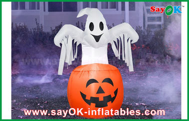Acara Inflatable Liburan Dekorasi Halloween Cat WIth Oxford Material