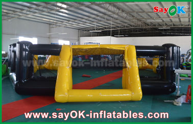 Permainan Sepak Bola Tiup PVC Seal Lapangan Sepak Bola Tiup Peralatan Bermain Indoor / Outdoor Anak-anak