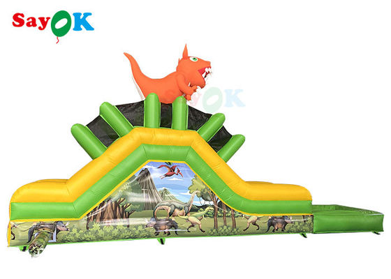 Outdoor Inflatable Slide Commercial Inflatable Skateboard Untuk Pencetakan Logo Taman Hiburan