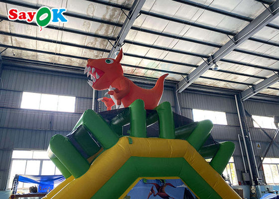 Outdoor Inflatable Slide Commercial Inflatable Skateboard Untuk Pencetakan Logo Taman Hiburan