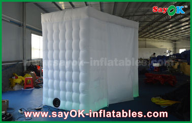 Inflatable Photo Studio White Arc - Portable Inflatable Photo Booth Shell 4 X 2.4 X 2.4m ROHS