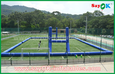 Permainan Tiup Sepak Bola Raksasa Di Luar PVC Terpal Tiup Sepak Bola / Pengadilan Lapangan Sepak Bola Standar CE