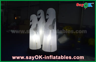 1.5m OXford kain Halloween 3 hantu tiup pencahayaan dekorasi Waterproof