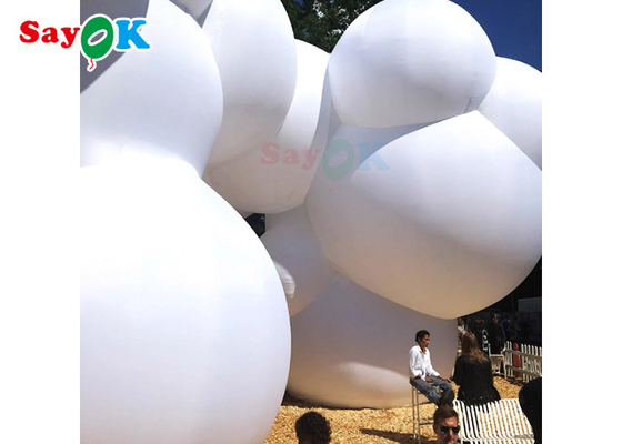 Balon Berbentuk Awan Kustom PVC Acara Dengan Pencetakan Digital Dua Sisi