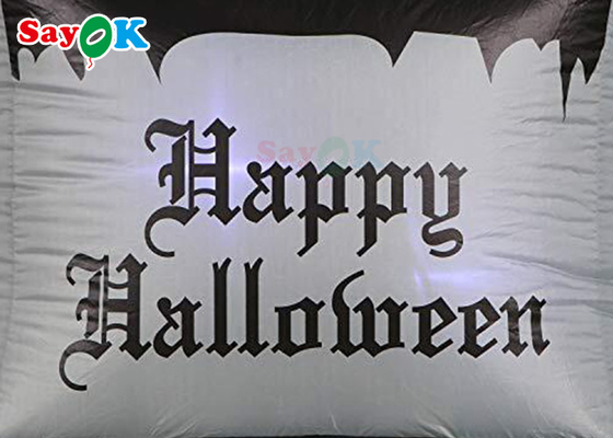 4m Inflatable Gargoyle Lucu LED Halloween Dekorasi Halaman