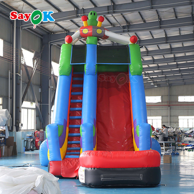 Slide Inflatable Komersial Anti Ruptured PVC Tarpaulin Inflatable Bouncer Slide Untuk Taman Hiburan