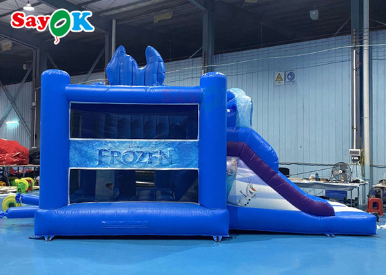PVC Inflatable Slide Castle Anak-anak Es Dan Salju Gambar Utama Climbing Bandidoplasty