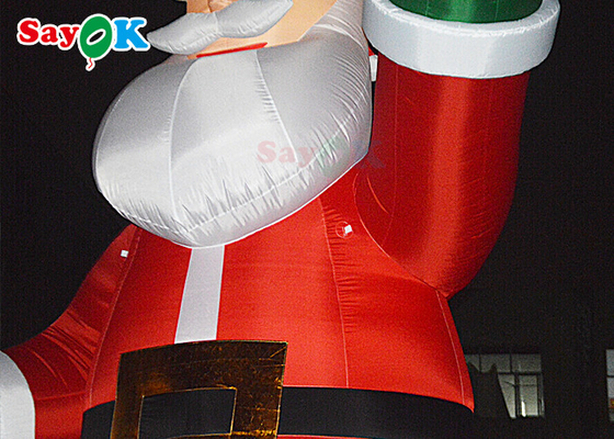 5m Natal Inflatable Santa Blow Up Yard Dekorasi Untuk Rayakan Liburan