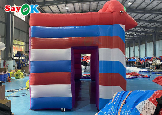 Custom Tenda Inflatable Partai Karnaval Komersial Tenda Udara Inflatable Untuk Anak-anak Ledakkan Game Booth