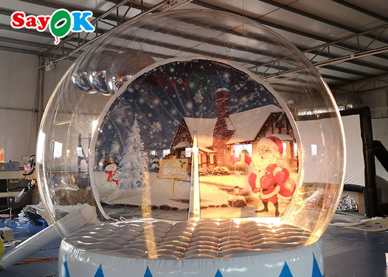 Tenda Gelembung Tiup Bola Kristal Bola Salju yang Disesuaikan Untuk Pusat Perbelanjaan