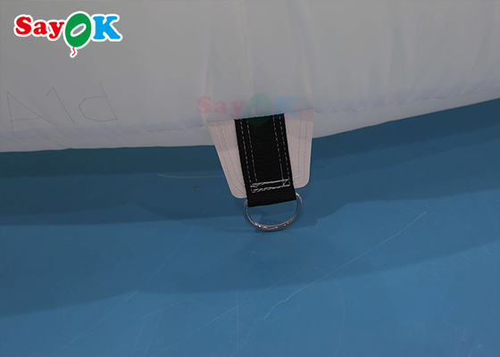 Tenda Igloo Tiup LED Putih Murni Kubah Bulat Untuk Acara Pesta Disko