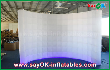 Inflatable Photo Studio White Lingting Inflatable Photo Booth Dengan Cahaya Bawah Untuk Sewa 3x2m