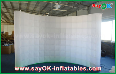 Inflatable Photo Studio White Lingting Inflatable Photo Booth Dengan Cahaya Bawah Untuk Sewa 3x2m