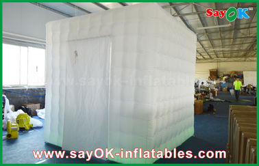 Inflatable Photo Booth Enclosure 1 Pintu Tengah Inflatable Cube Photo Booth Tenda Dengan CE / UL Blower, Bahan Oxford