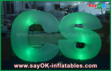 Inflatable Led Model Huruf Dekorasi Kata Pernikahan Inflable Raksasa Huruf Dengan Lampu Warna-warni