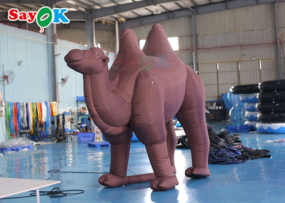 190T Oxford Cloth 3m Inflatable Camel Model Untuk Dekorasi Pesta