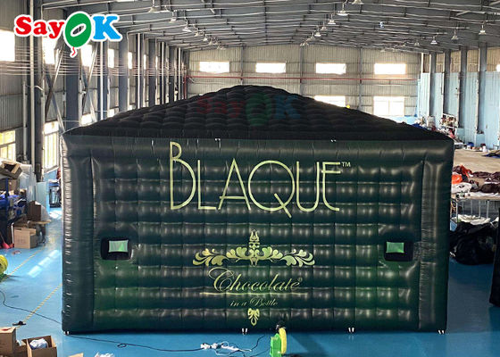 Tenda Inflatable Besar Giant Mobile 8x8x4m Tenda Inflatable Luar Ruangan Dengan Lampu LED Waterproof
