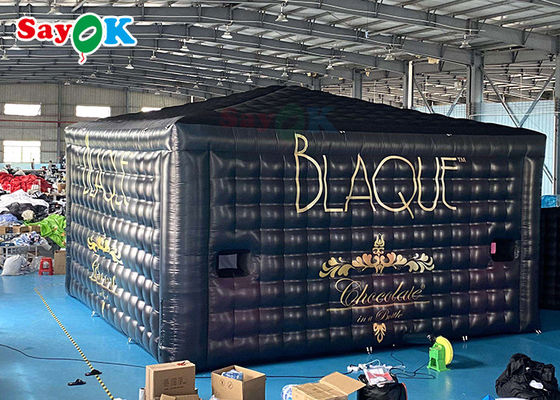 Tenda Inflatable Besar Giant Mobile 8x8x4m Tenda Inflatable Luar Ruangan Dengan Lampu LED Waterproof
