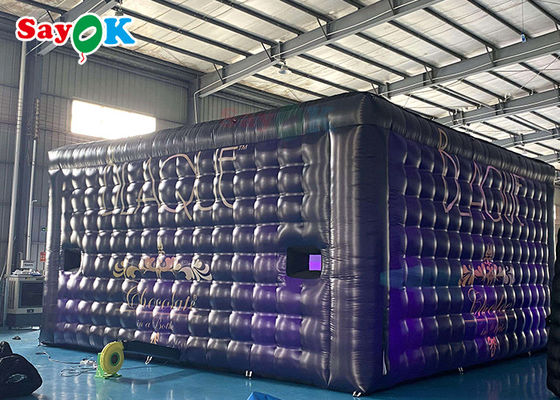 Tenda Inflatable Besar Giant Mobile 8x8x4m Tenda Inflatable Luar Ruangan Dengan Lampu LED Waterproof