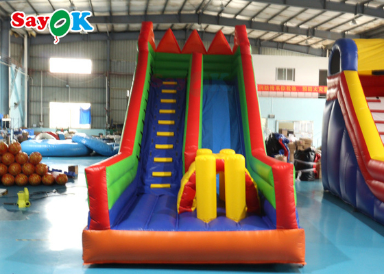 Air yang dapat dipadamkan Slide Clearance Anti UV Water Resistant Big Inflatable Bouncer Slide untuk taman bermain
