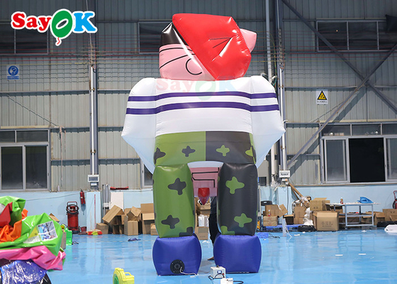 4.5m Karakter Kartun Inflatable Model Maskot Giant Inflatable Karakter Kartun Untuk Pesta Ulang Tahun