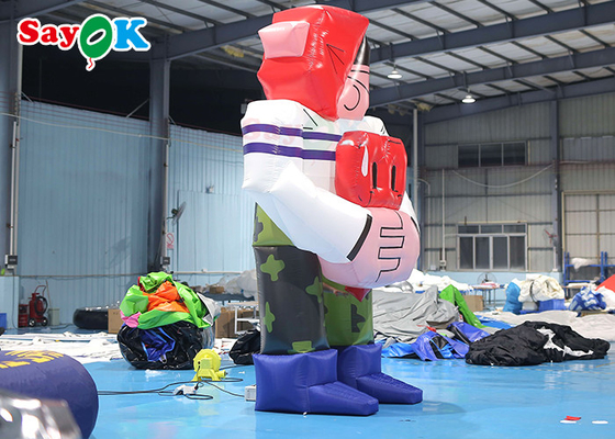 4.5m Karakter Kartun Inflatable Model Maskot Giant Inflatable Karakter Kartun Untuk Pesta Ulang Tahun