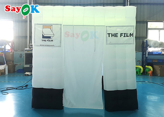 Tenda Inflatable Camping SGS Tenda Photo Booth Inflatable Tenda 360 derajat Photo Video Booth Dengan Lampu LED