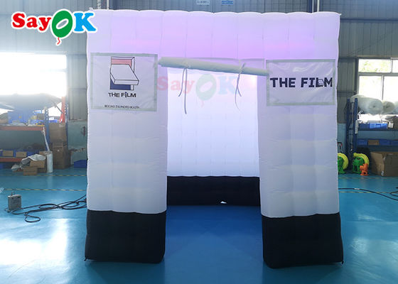 Tenda Inflatable Camping SGS Tenda Photo Booth Inflatable Tenda 360 derajat Photo Video Booth Dengan Lampu LED