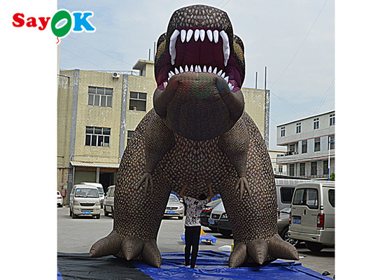 Raksasa Dinosaurus Inflatable Tyrannosaurus Rex Aktivitas Dekorasi Model Ledakkan Karakter Kartun