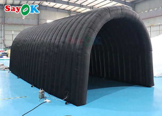Go Outdoor Air Tent 210D Oxford Hitam Tenda Terowongan Inflatable Multi Fungsi Untuk Aktivitas Pameran