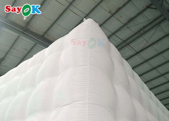Custom Inflatable Tent LED Oxford Inflatable Cube Tent Square Pusat Pesta Marquee Untuk Pameran