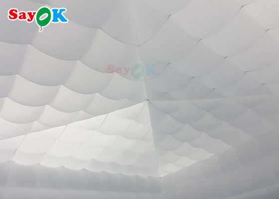 Mobile 8x8x4m Outdoor White Inflatable Air Tent Untuk Happy Parties