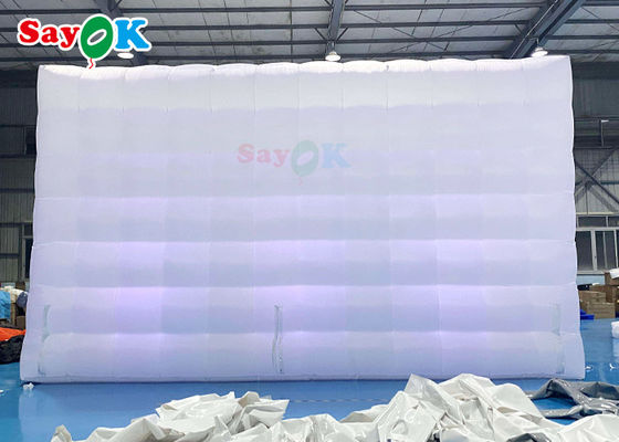 Mobile 8x8x4m Outdoor White Inflatable Air Tent Untuk Happy Parties