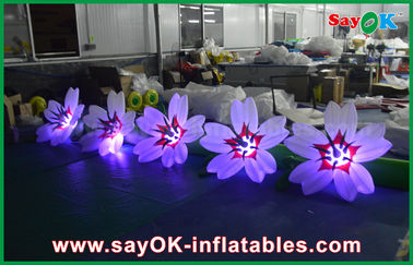 Nylon Inflatable Lighting Dekorasi Bunga Rantai Untuk Pernikahan Dan Acara