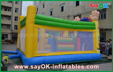 0.55mm PVC Clown Inflatable Bounce Jumping Kinds Selamat Bouncer Castle Untuk Anak-Anak