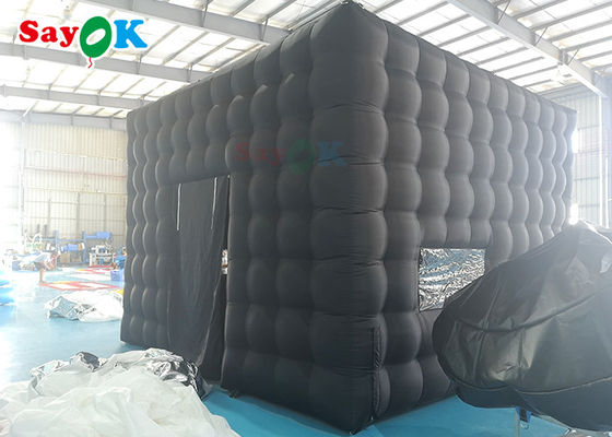 Tenda Cube Inflatable Marquee Party Camping Tenda LED Inflatable Dengan Air Blower