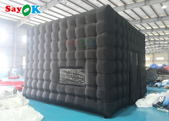 Tenda Cube Inflatable Marquee Party Camping Tenda LED Inflatable Dengan Air Blower