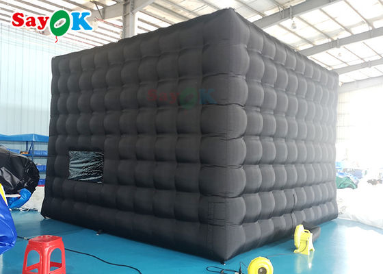 Tenda Cube Inflatable Marquee Party Camping Tenda LED Inflatable Dengan Air Blower