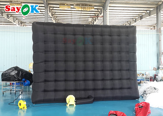 Tenda Cube Inflatable Marquee Party Camping Tenda LED Inflatable Dengan Air Blower