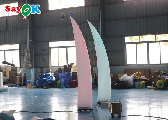 Unik Ivory LED Pencahayaan Pilar Tiup Lampu Pernikahan Lampu Hias Tabung