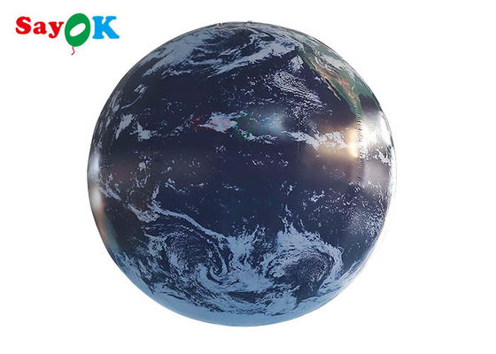 OEM PVC Inflatable Earth Globe Untuk Iklan Meledakkan Bola Planet