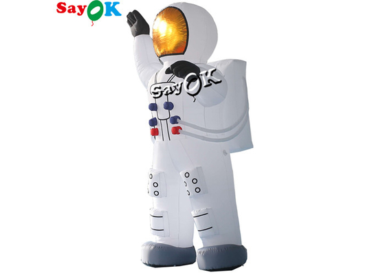 4m 13ft Portable White Inflatable Characters Inflatable Astronaut Spaceman Untuk Dekorasi Museum Sains