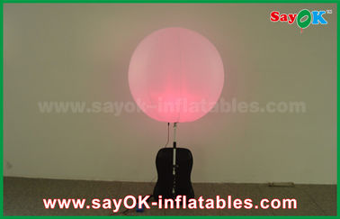 Tahan angin Nylon Inflatable Lighting Dekorasi Backpack Ball Dengan Lampu LED Untuk Iklan