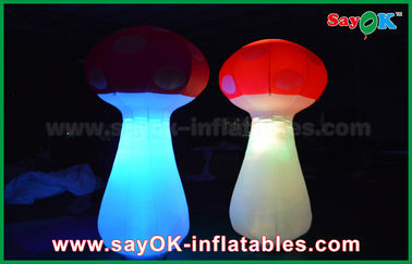 Panggung Dekorasi Raksasa Inflatable LED Mushroom Lighting Untuk Pernikahan / Acara