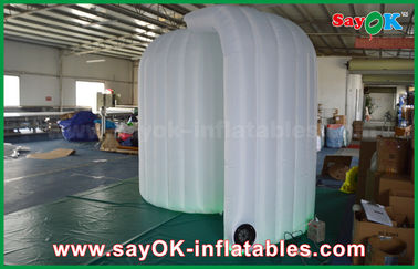 Photo Booth Dekorasi Inflatable Wedding Igloor Photo Booth Produsen Dengan Lampu LED 3mLx2mWx2.3mH