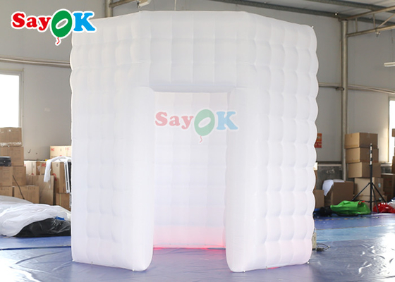Oktagonal Inflatable LED Photo Booth Indoor CE UL Bersertifikat